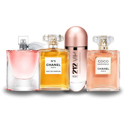 Achetez 2 Recevez 4 - Mademoiselle | 212 VIP Rosé | La Vie Est Belle | Chanel N°5 - EAU de Parfum 100ml