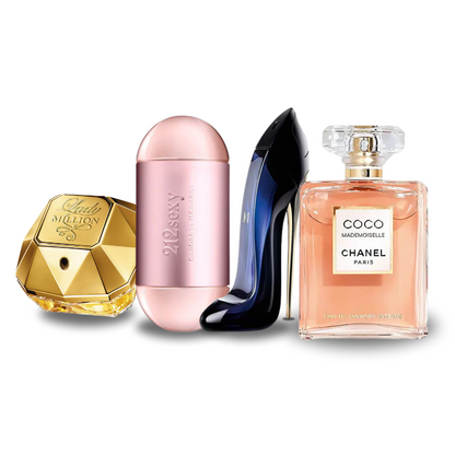 Achetez 2 Recevez 4 - Mademoiselle | Good Girl | Lady Million | 212 VIP Sexy - EAU de Parfum 100ml
