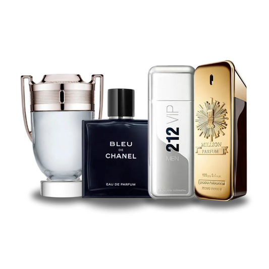 Achetez 2 Recevez 4 - 212 Vip Men | BLEU | Invictus | 1 Million - EAU de Parfum 100ml