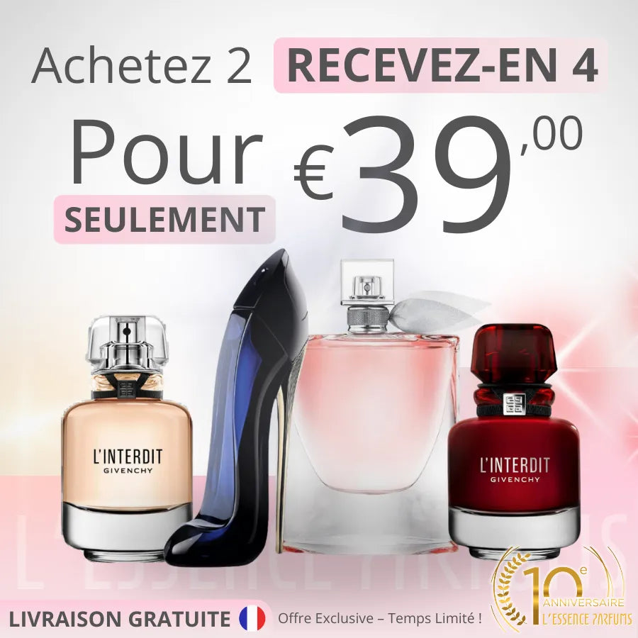 4 Parfums - L'Interdit , L'Interdit Rouge, Good Girl, La Vie Est Belle (ACHETEZ 2, RECEVEZ-EN 4)