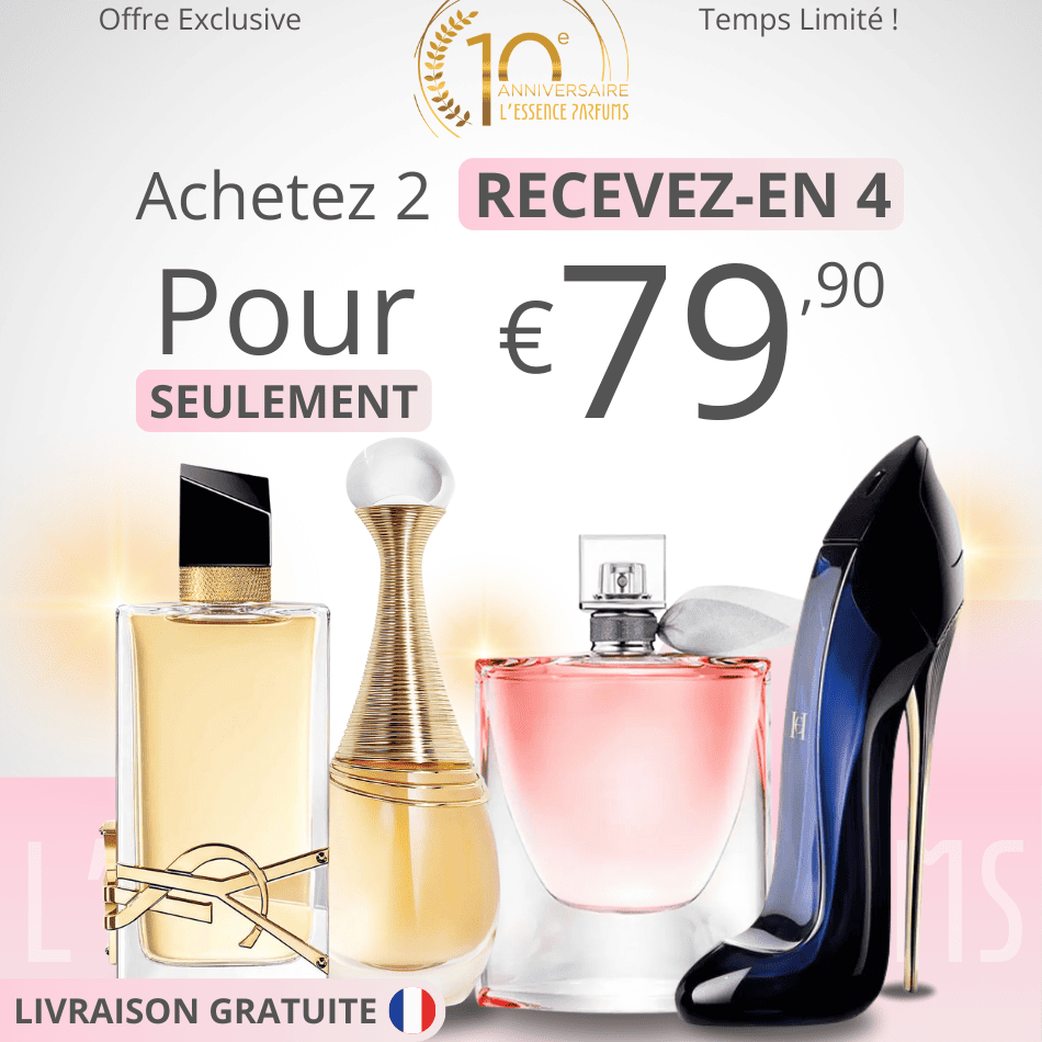 4 Parfums pour Femme - (100ml) - Libre | Jadore | La vie est belle | Good Girl